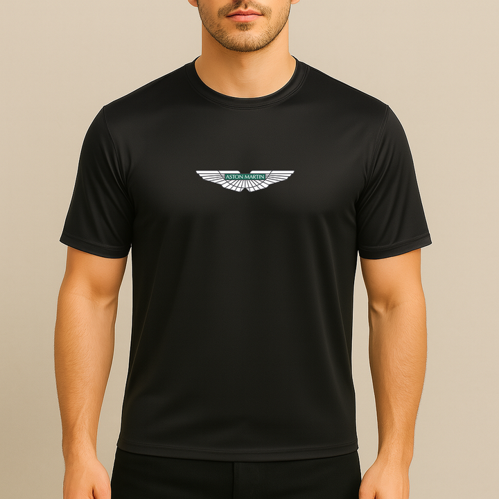 Men's Aston Martin Motorsports Car Polyester T-Shirt