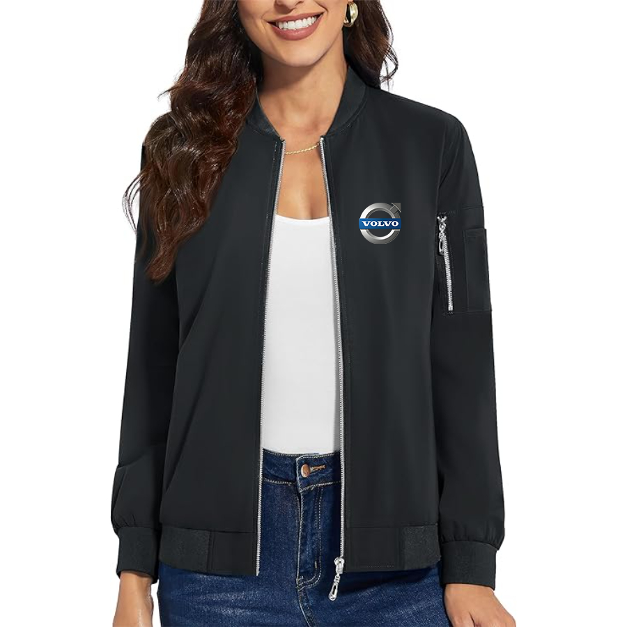 Women's  Volvo Car  Premium Bomber Jacket Outerwear