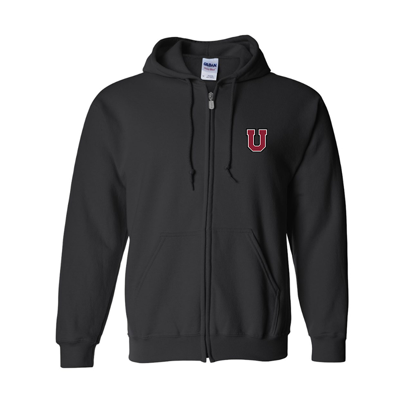 Men's Union Dutchmen Gildan  Heavy Blend Full Zip Hooded Sweatshirt