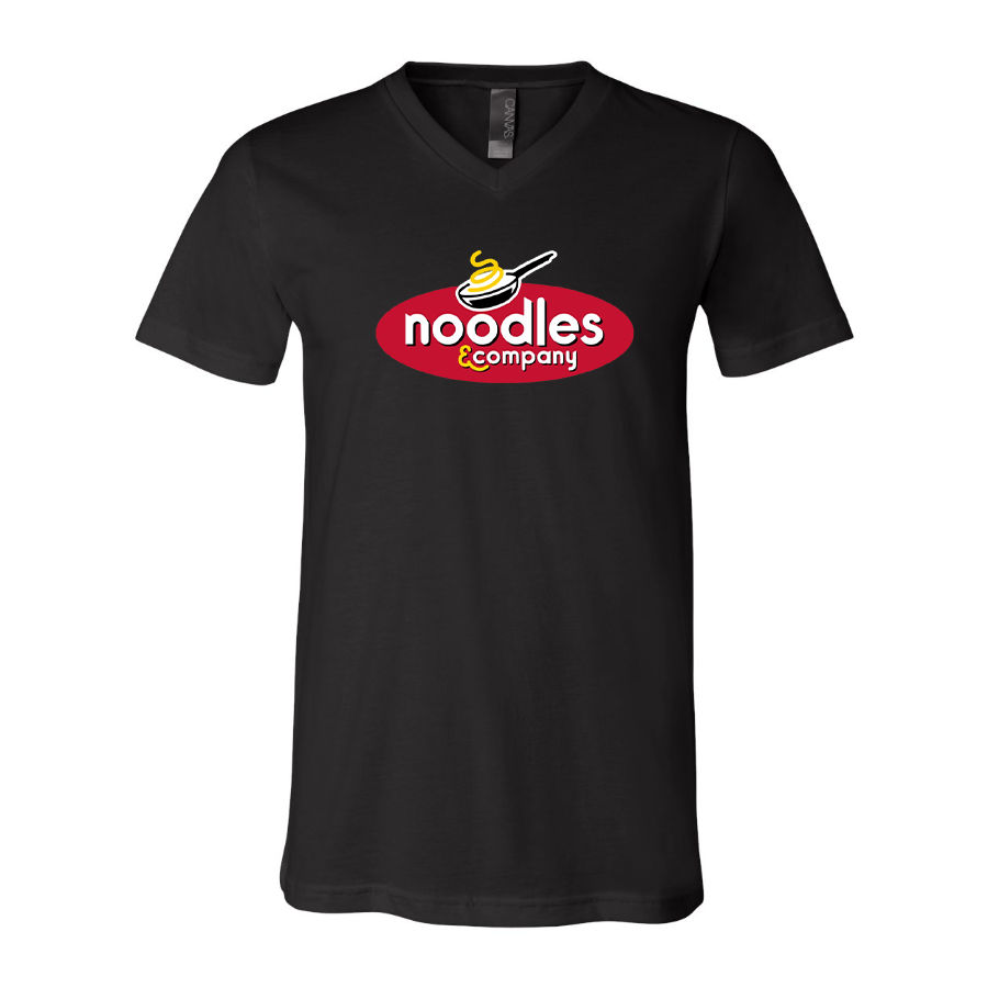 Men's Noodles & Company  BELLA + CANVAS - Jersey V-Neck T-Shirt