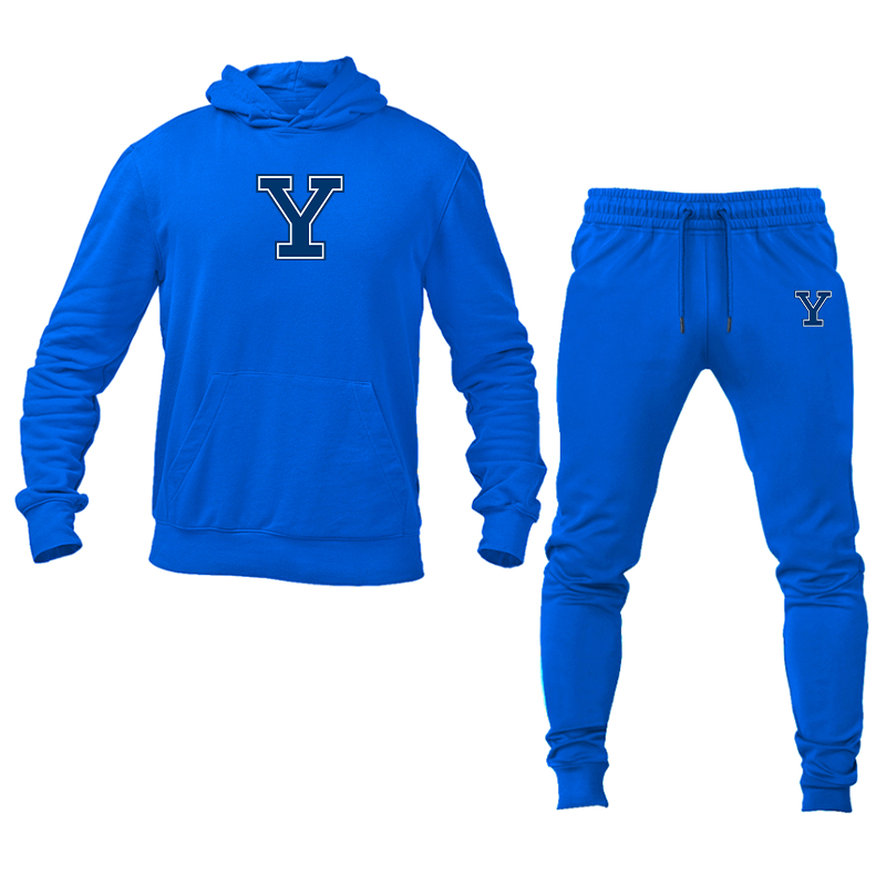 Men's  Yale Bulldogs Hoodie Joggers Set