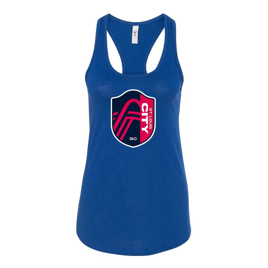 Women' St. Louis City Soccer Racerback Tank Top