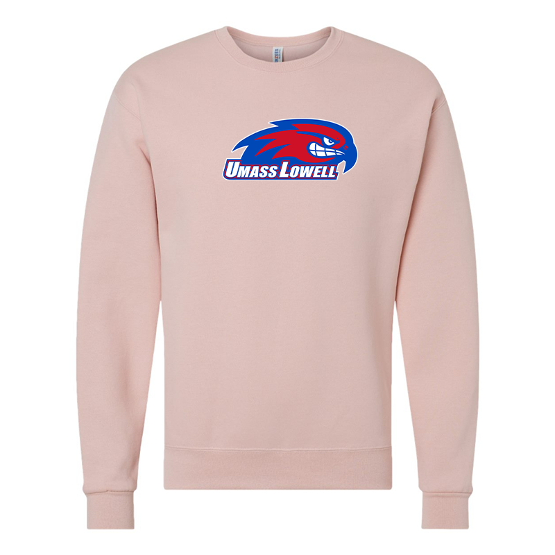 Men's UMass Lowell River Hawks  JERZEES NuBlend Crewneck Sweatshirt