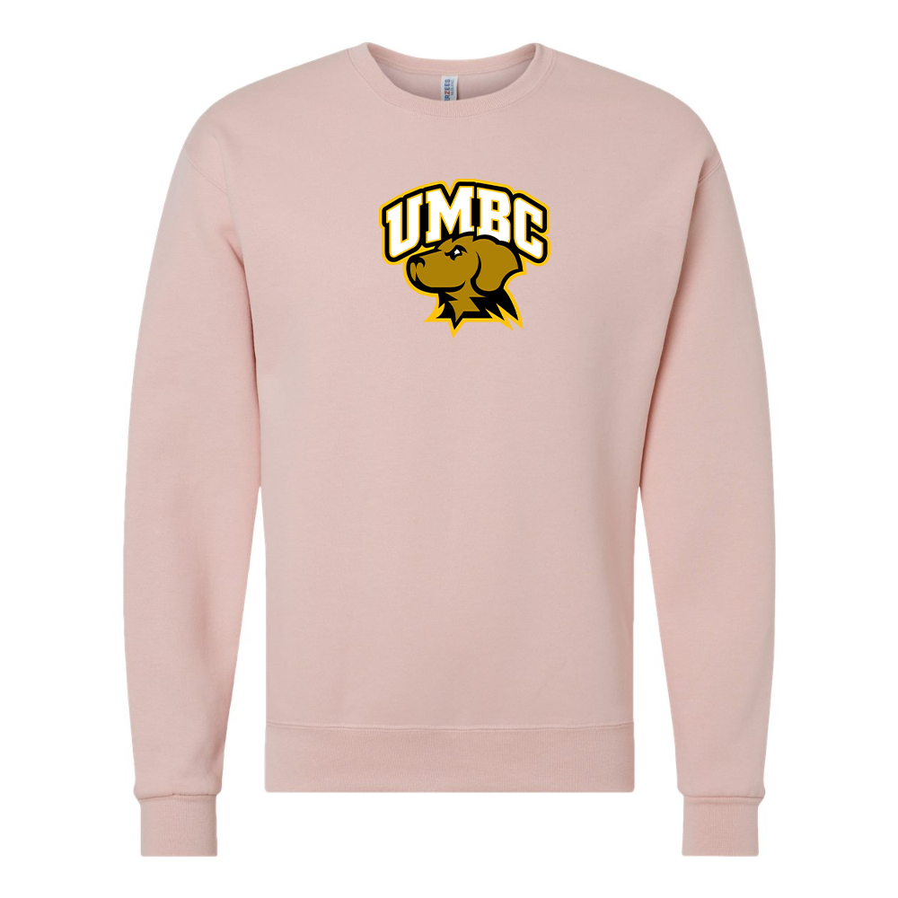 Men's UMBC Retrievers JERZEES NuBlend Crewneck Sweatshirt