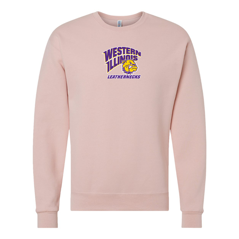 Men's Western Illinois Leathernecks  JERZEES NuBlend Crewneck Sweatshirt
