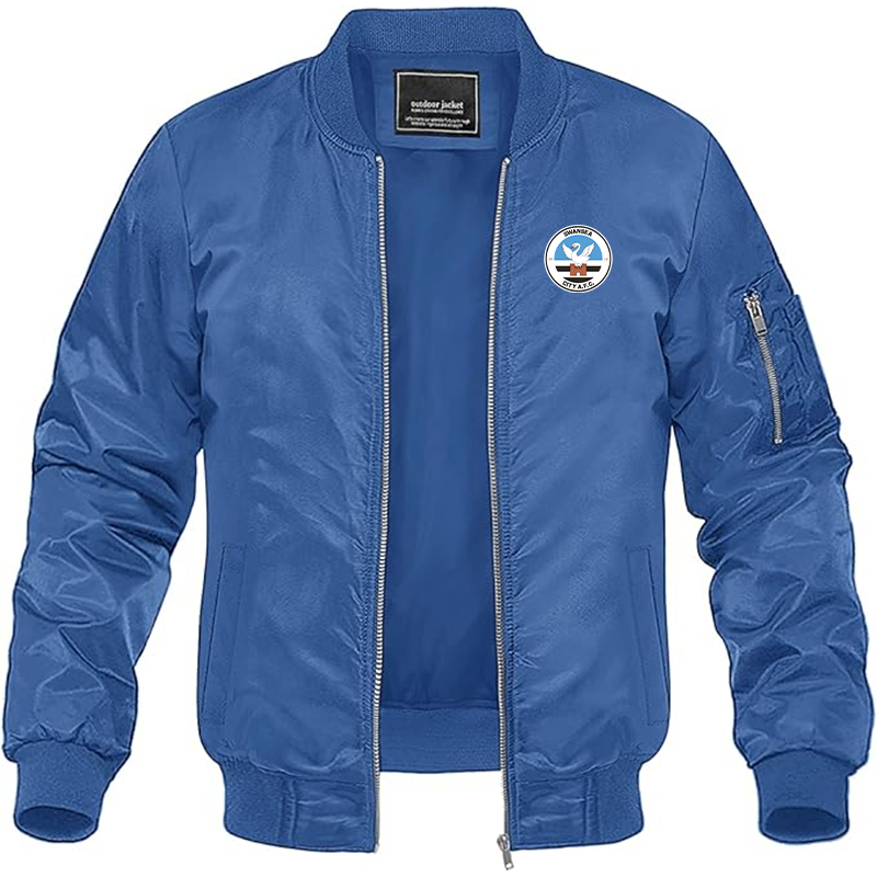 Men's  Swansea City Soccer  Lightweight Bomber Jacket Windbreaker Softshell Varsity Jacket Coat