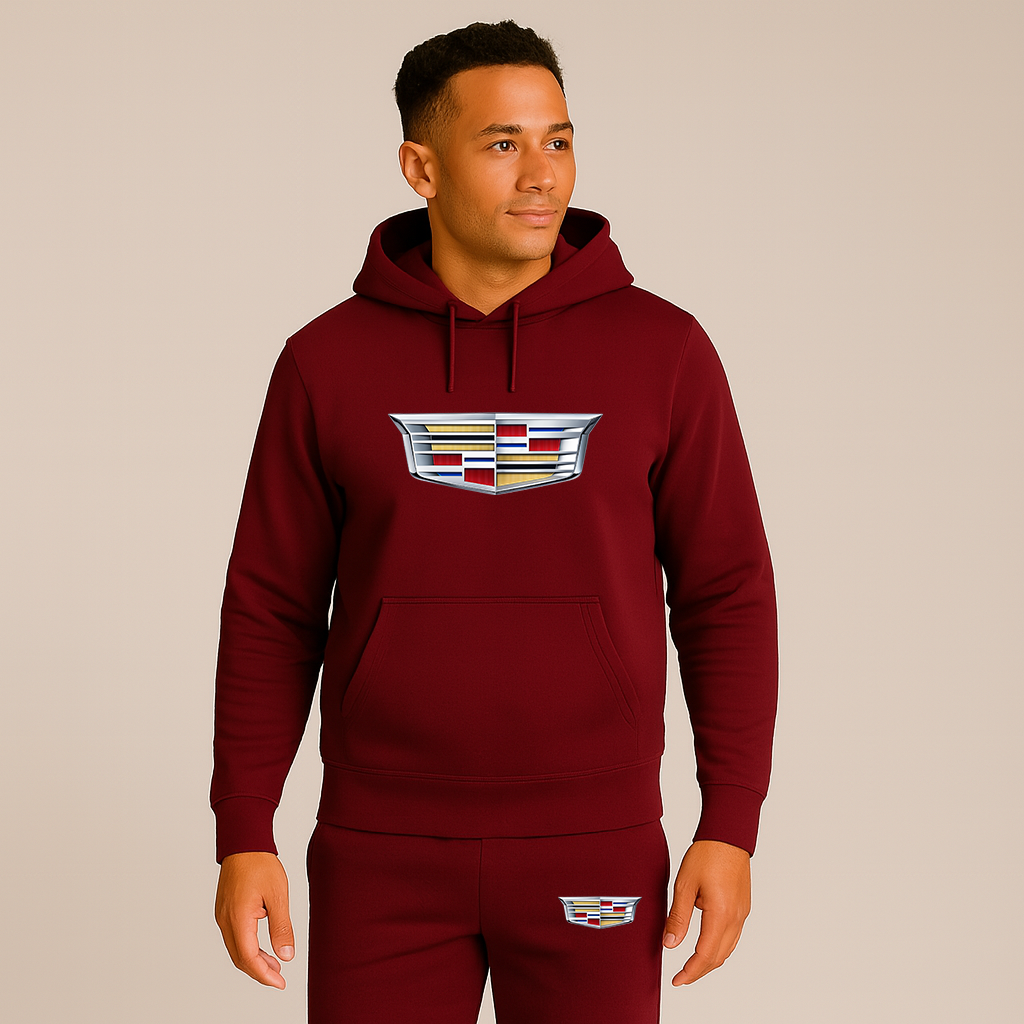 Men’s Cadillac Car Hoodie Joggers Set