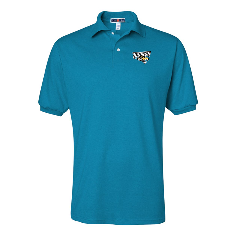 Men's Towson Tigers JERZEES  SpotShield polo