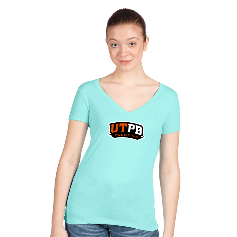 Women's UTPB Falcons Next Level V-Neck T-Shirt