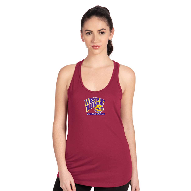 Women's Western Illinois Leathernecks Next Level Ideal Racerback Tank
