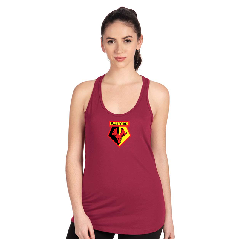 Women's Watford Soccer Next Level Ideal Racerback Tank