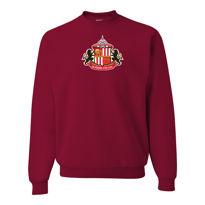 Men's  Sunderland AFC Soccer JERZEES NuBlend Crewneck Sweatshirt