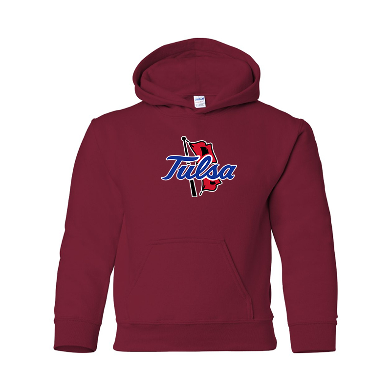 Youth Tulsa Golden Hurricane Gildan Heavy Blend  Hooded Sweatshirt