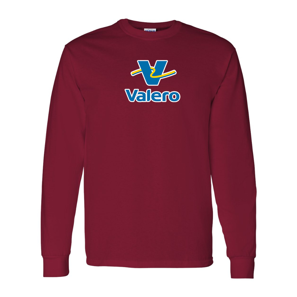 Men's Valero Gas Station Gildan Heavy Cotton Long Sleeve T-Shirt