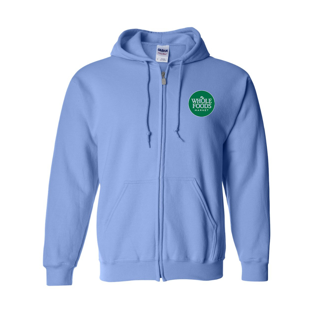 Men's Whole Foods Market Gildan  Heavy Blend Full Zip Hooded Sweatshirt