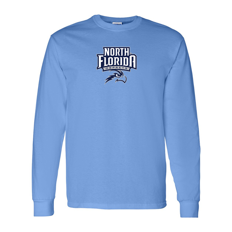 Men's  UNF Ospreys  Gildan Heavy Cotton Long Sleeve T-Shirt