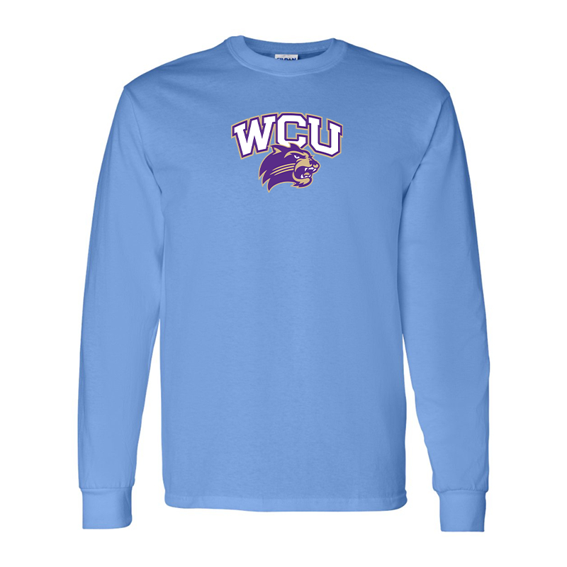 Men's Western Carolina Catamounts Gildan Heavy Cotton Long Sleeve T-Shirt