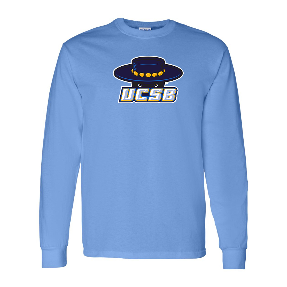 Men's UCSB Gauchos Gildan Heavy Cotton Long Sleeve T-Shirt