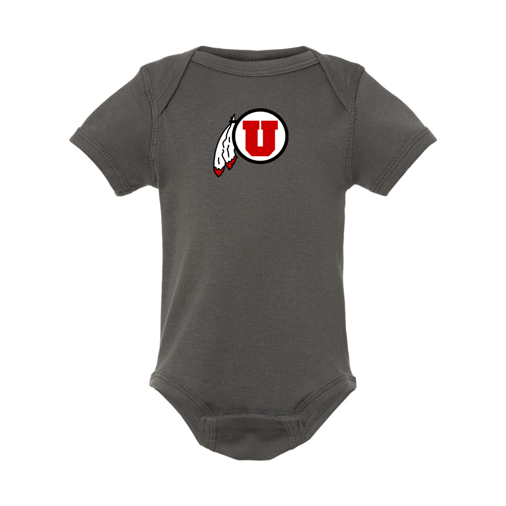 Utah Utes Rabbit Skins Infant Baby Rib Bodysuit