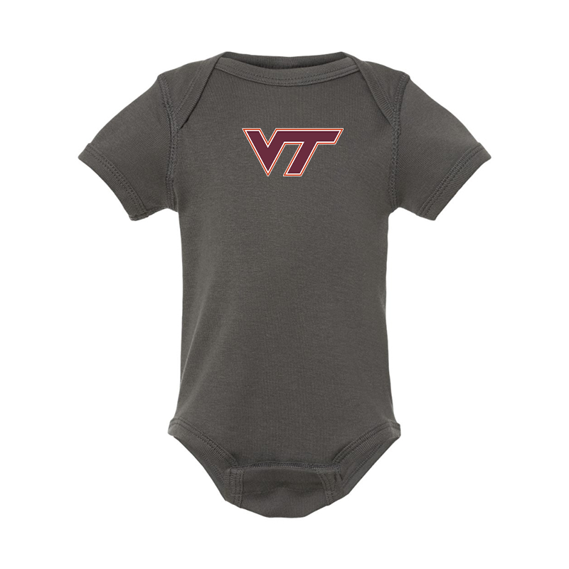 Virginia Tech Hokies  Rabbit Skins Infant Baby Rib Bodysuit
