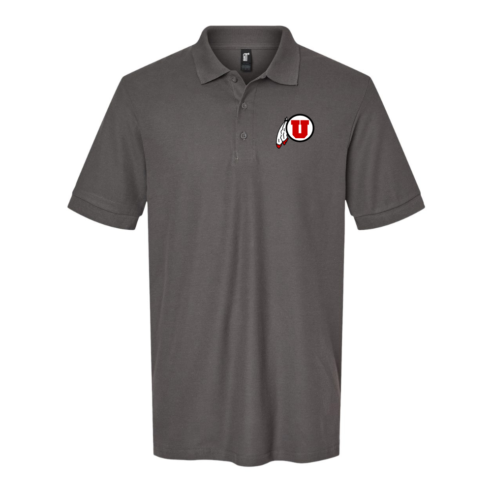 Men's Utah Utes Gildan Hammer Pique Polo