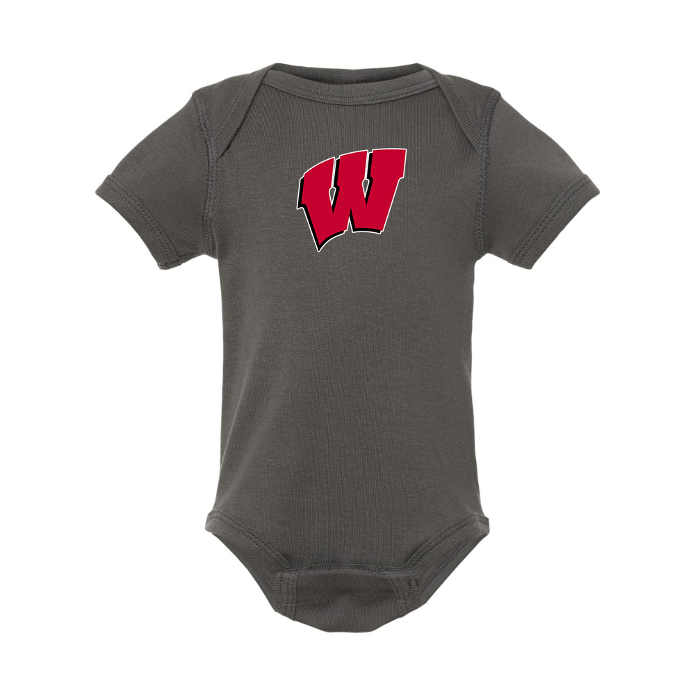 Wisconsin Badgers Rabbit Skins Infant Baby Rib Bodysuit