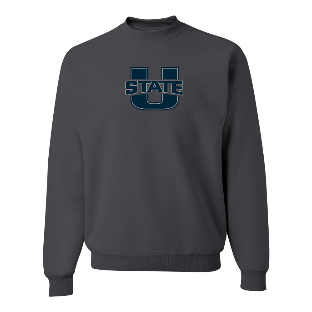 Men's Utah State Aggies JERZEES NuBlend Crewneck Sweatshirt