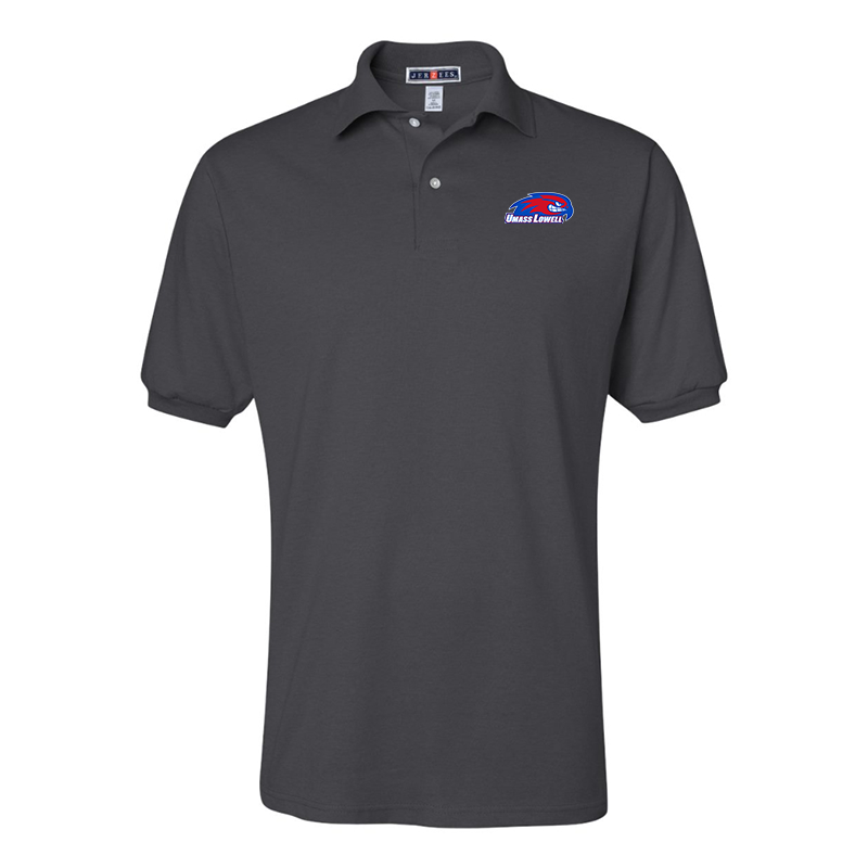 Men's UMass Lowell River Hawks JERZEES  SpotShield polo