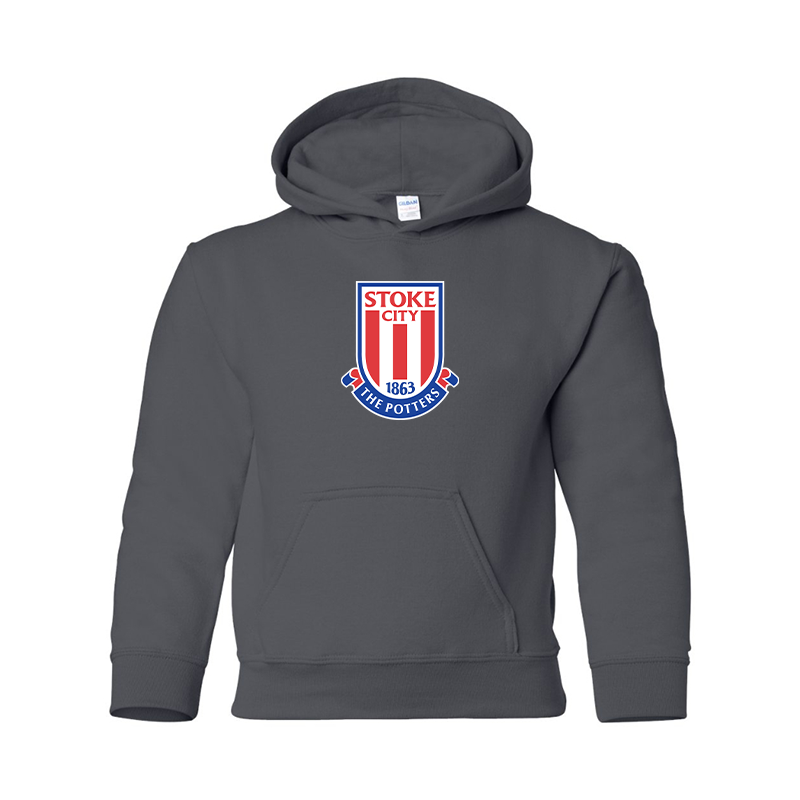 Youth Stoke City Soccer  Gildan Heavy Blend  Hooded Sweatshirt
