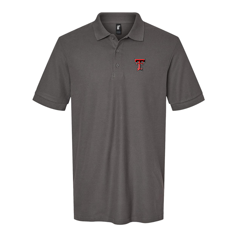 Men'sTexas Tech Red Raiders Gildan Hammer Pique Polo