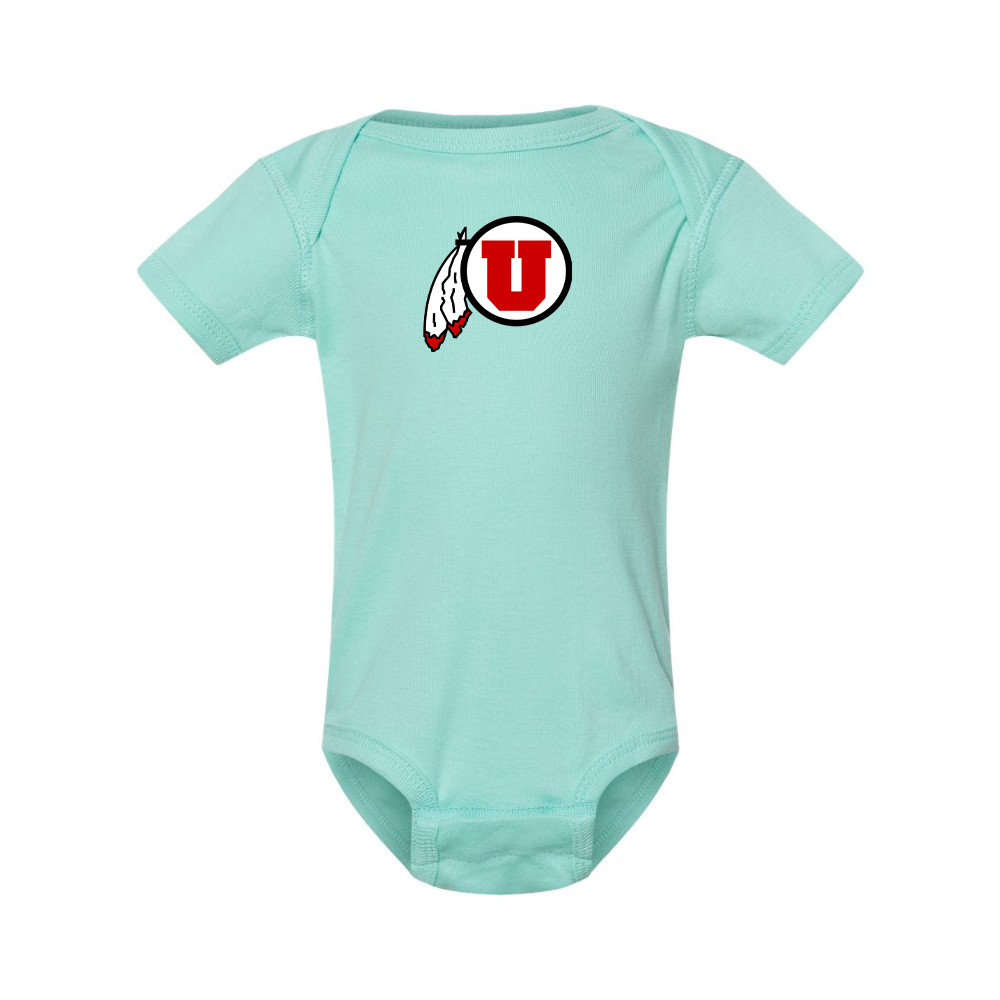 Utah Utes Rabbit Skins Infant Baby Rib Bodysuit