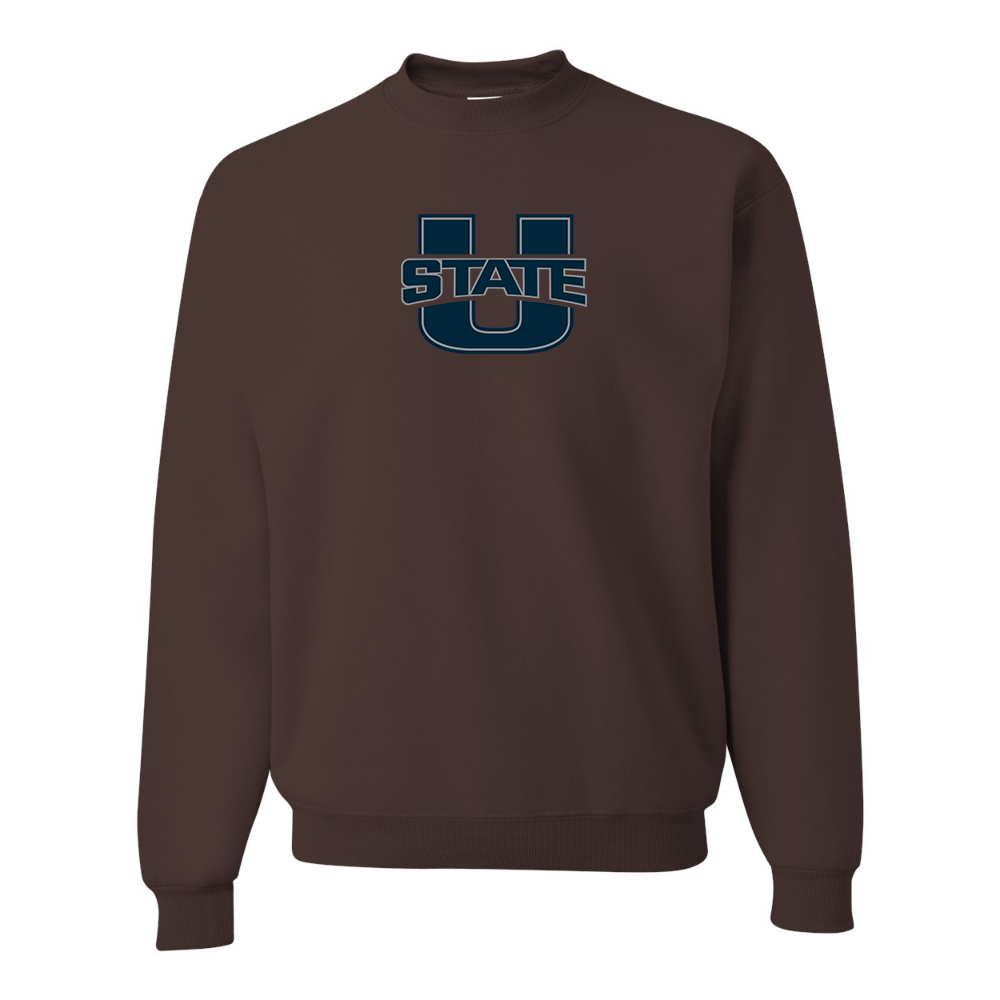Men's Utah State Aggies JERZEES NuBlend Crewneck Sweatshirt