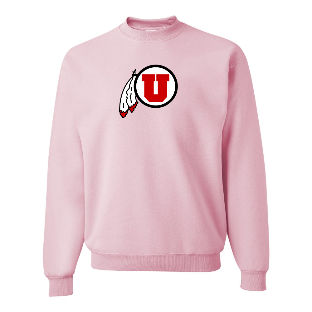 Men's Utah Utes JERZEES NuBlend Crewneck Sweatshirt