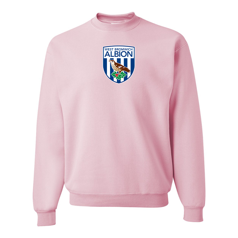 Men's West Bromwich Albion Soccer JERZEES NuBlend Crewneck Sweatshirt