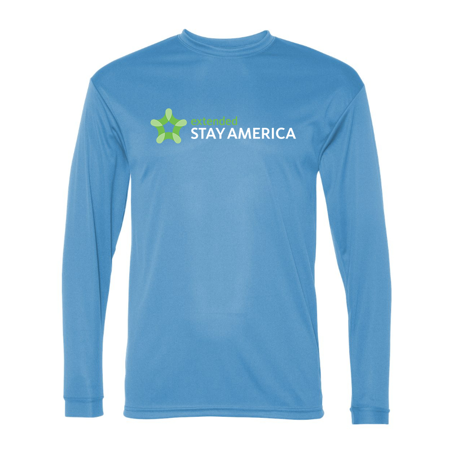 Men's  Extended Stay America  Polyester Long Sleeve T-Shirt