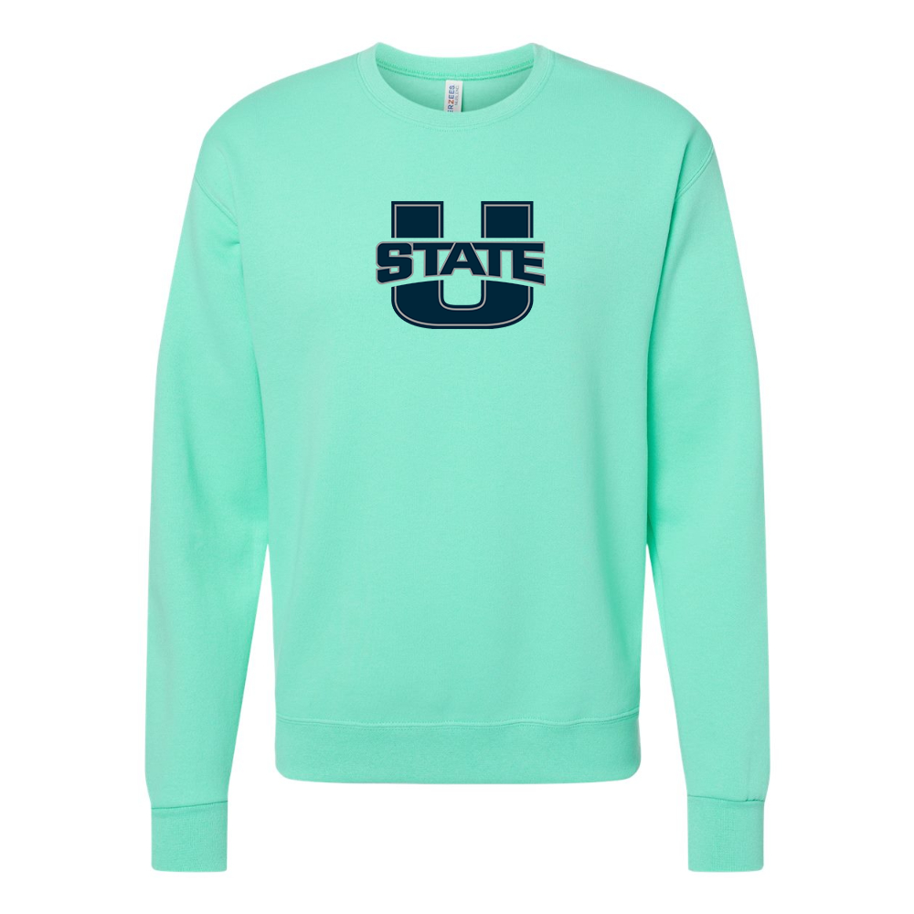 Men's Utah State Aggies JERZEES NuBlend Crewneck Sweatshirt