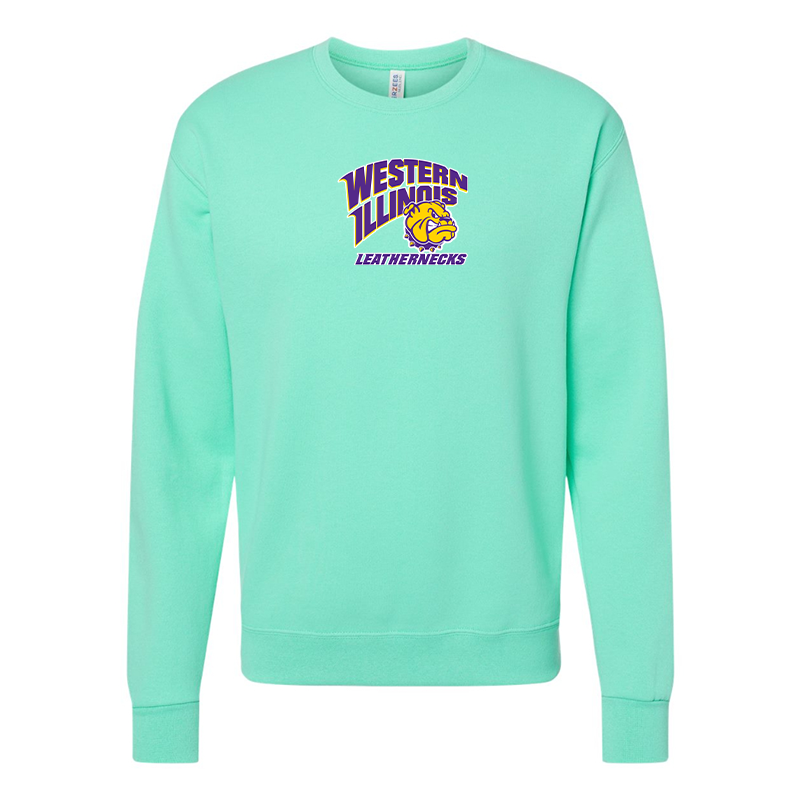 Men's Western Illinois Leathernecks  JERZEES NuBlend Crewneck Sweatshirt