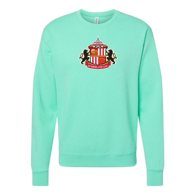 Men's  Sunderland AFC Soccer JERZEES NuBlend Crewneck Sweatshirt
