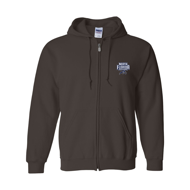 Men's UNF Ospreys  Gildan  Heavy Blend Full Zip Hooded Sweatshirt