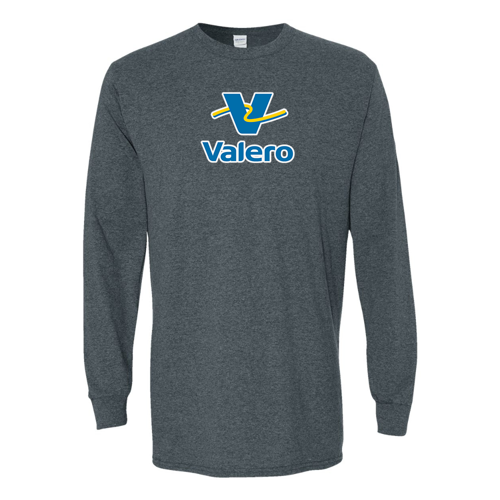 Men's Valero Gas Station Gildan Heavy Cotton Long Sleeve T-Shirt