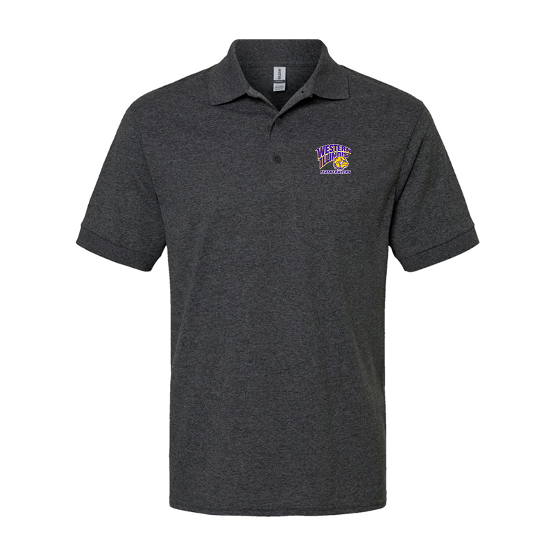 Men's Western Illinois Leathernecks Gildan Dry Blend Jersey Polo