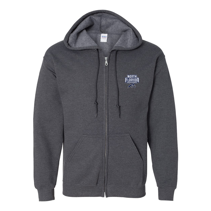 Men's UNF Ospreys  Gildan  Heavy Blend Full Zip Hooded Sweatshirt