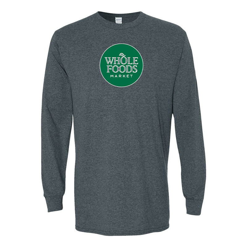 Men's Whole Foods Market Gildan Heavy Cotton Long Sleeve T-Shirt
