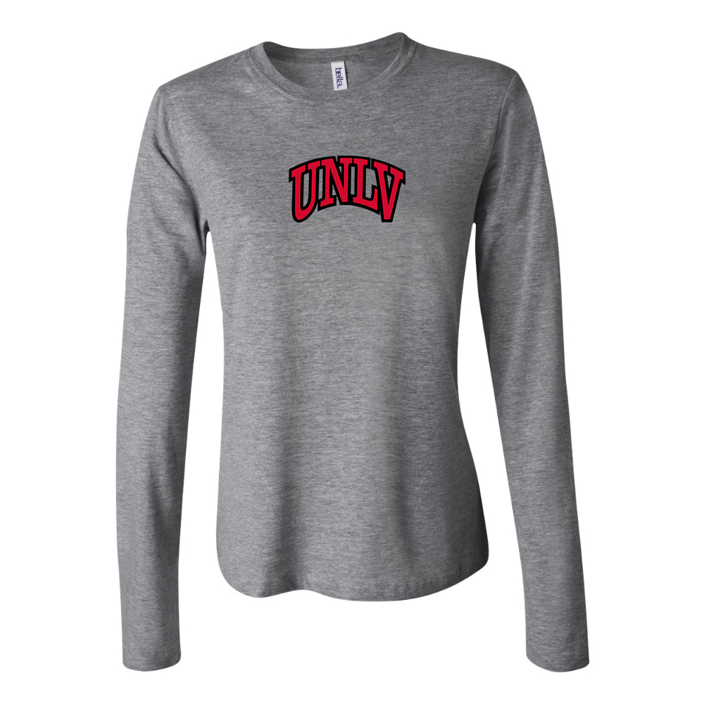 BELLA CANVAS Women’s UNLV Rebels Jersey Long Sleeve Tee
