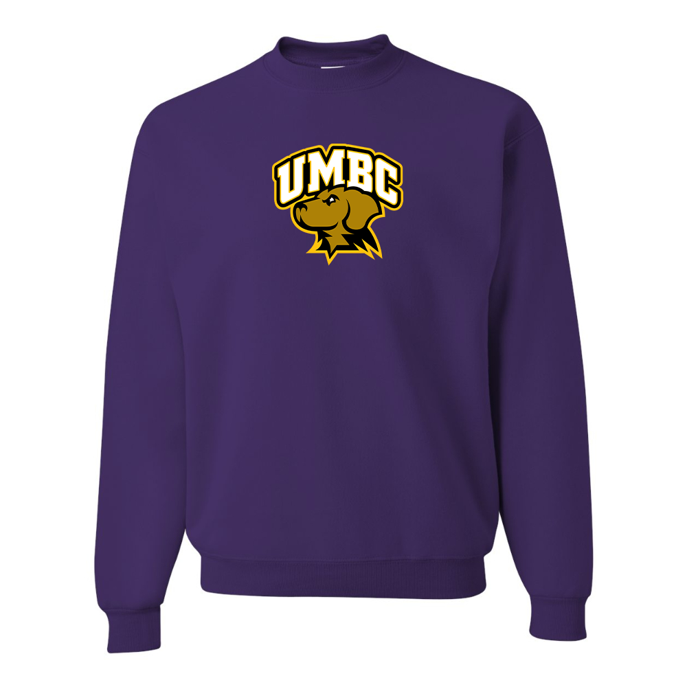 Men's UMBC Retrievers JERZEES NuBlend Crewneck Sweatshirt