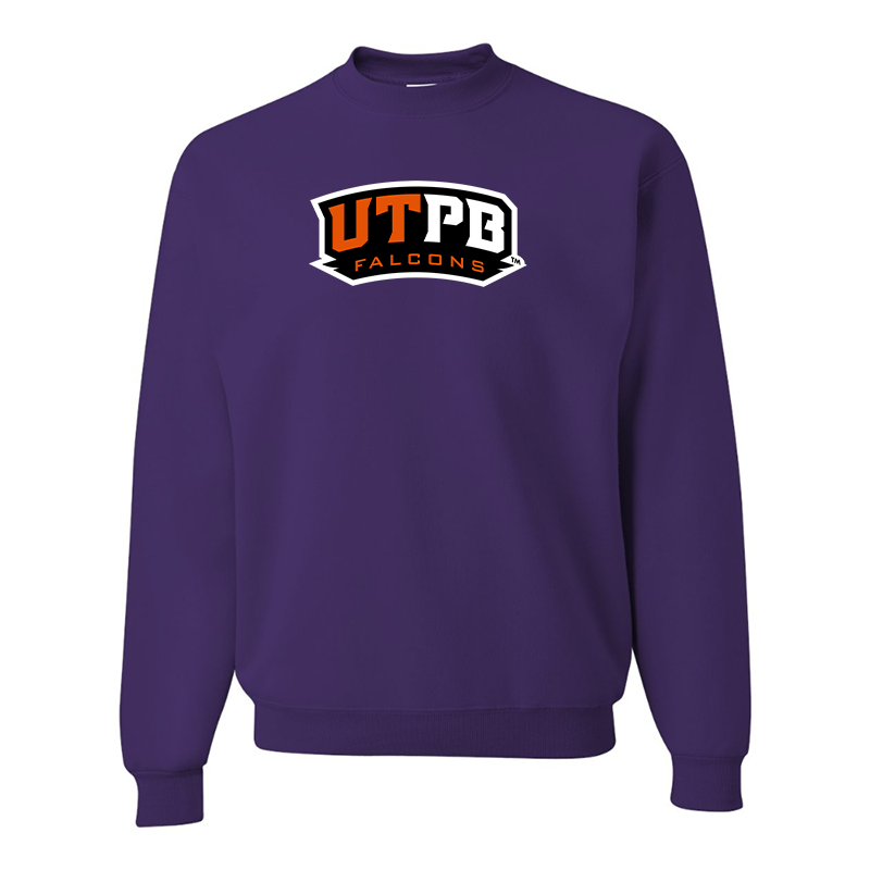 Men's UTPB Falcons JERZEES NuBlend Crewneck Sweatshirt