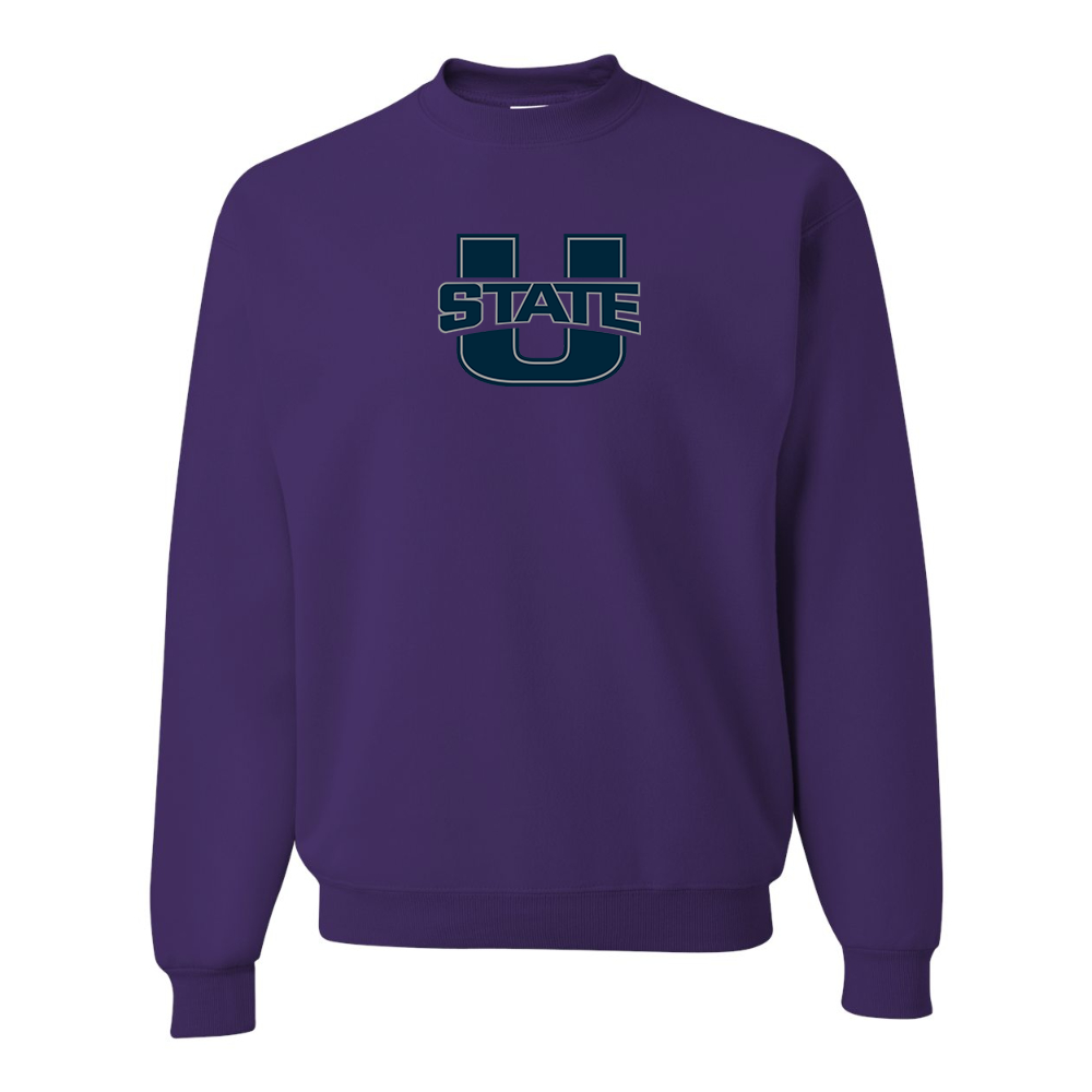 Men's Utah State Aggies JERZEES NuBlend Crewneck Sweatshirt