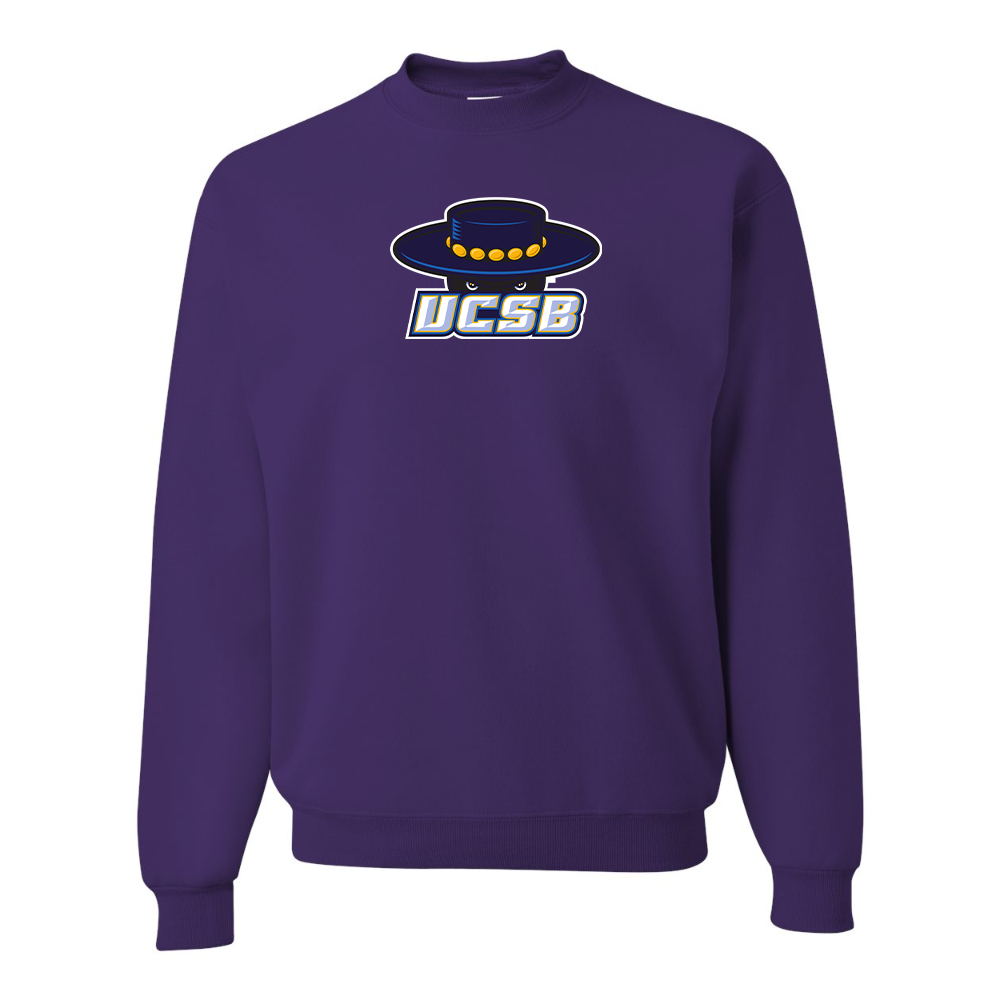 Men's UCSB Gauchos  JERZEES NuBlend Crewneck Sweatshirt
