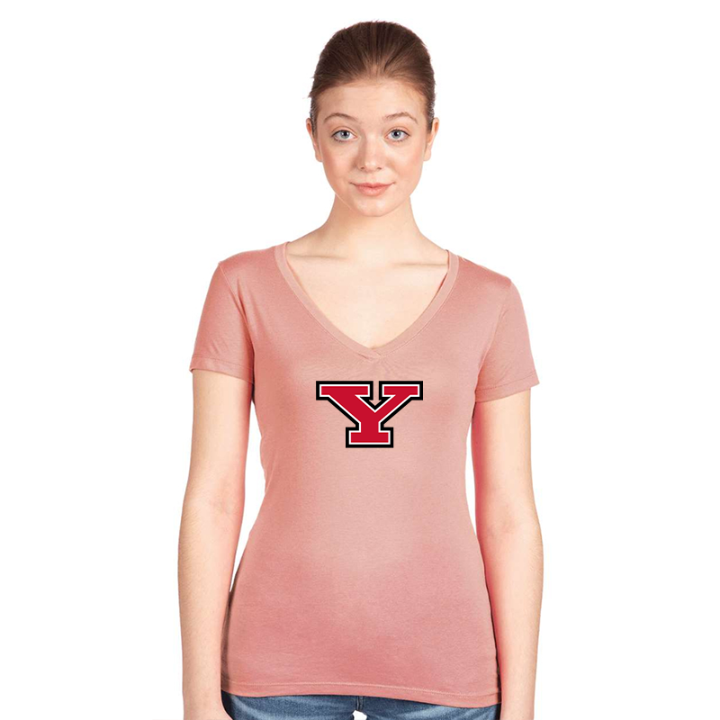 Women's Youngstown State Penguins Next Level V-Neck T-Shirt