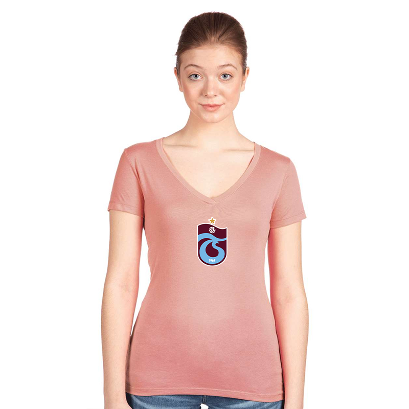 Women's Trabzonspor Soccer  Next Level V-Neck T-Shirt